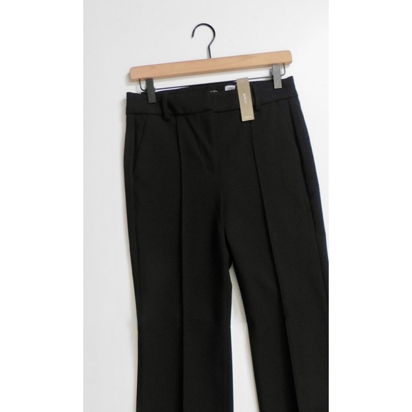 NWT!! J. CREW Cropped Natalia Pants Four-Season Stretch Trousers Black Size 4 - Picture 4 of 16